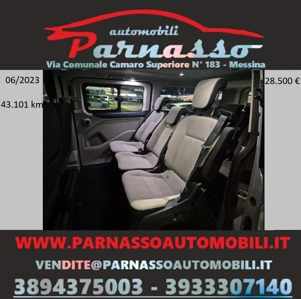 Ford Tourneo Custom usata a Messina (5)