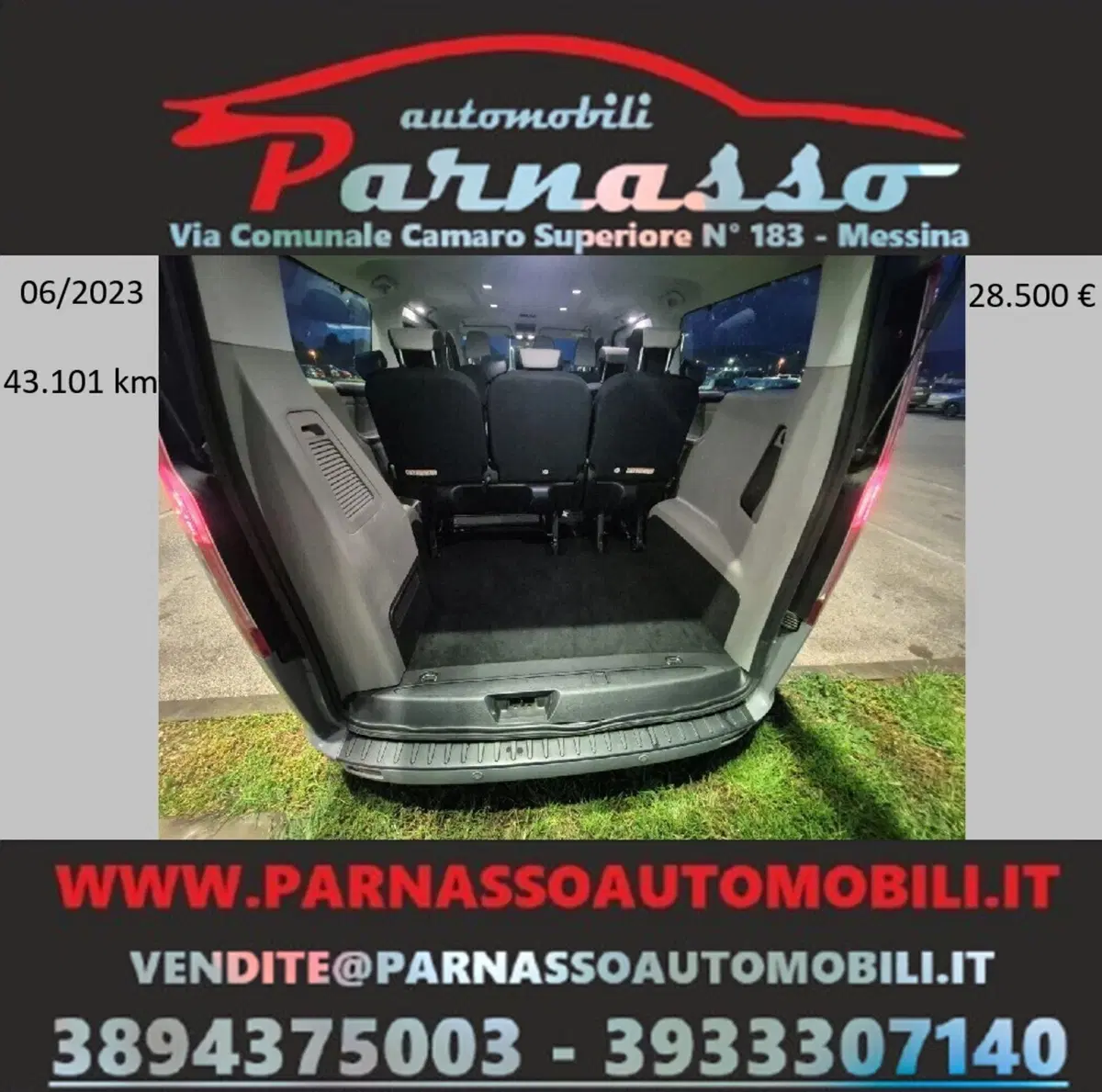Ford Tourneo Custom usata a Messina (9)