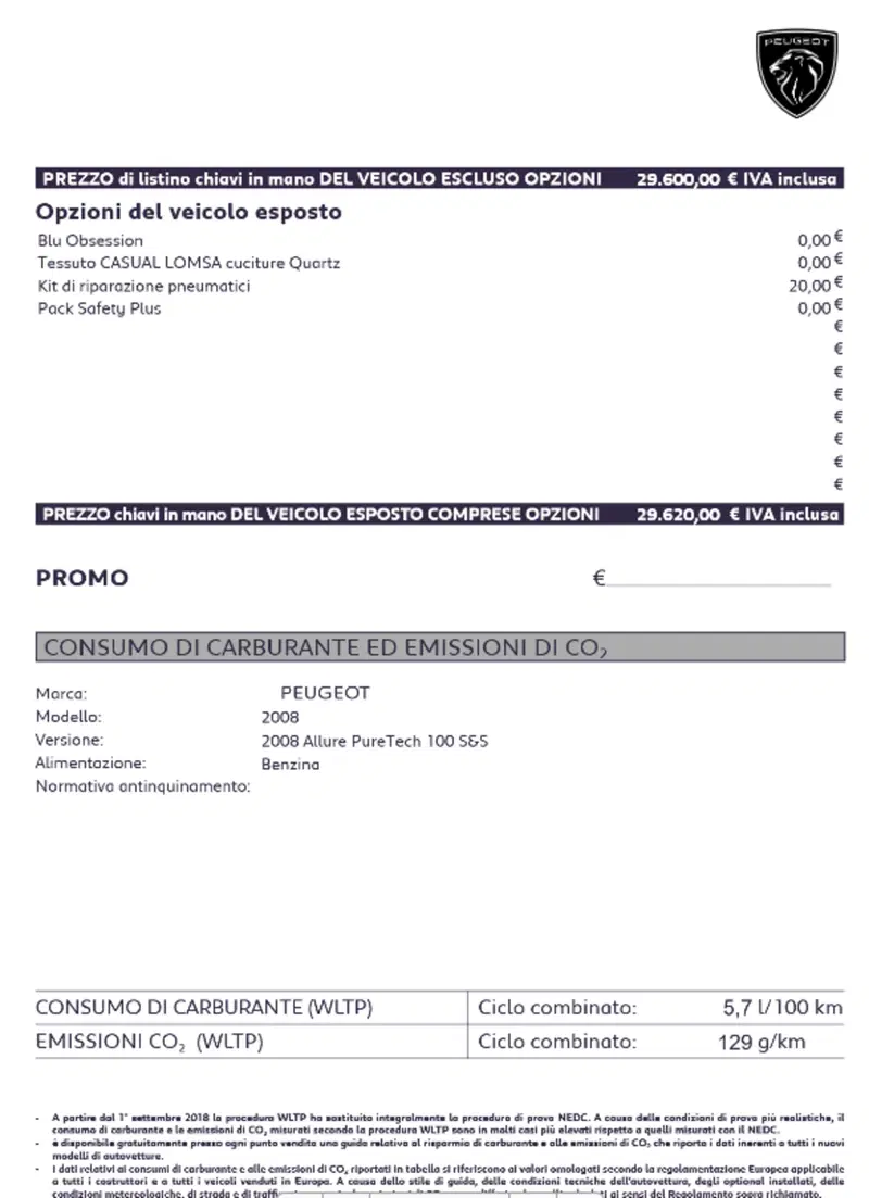 Peugeot 2008 nuova a Frosinone (15)