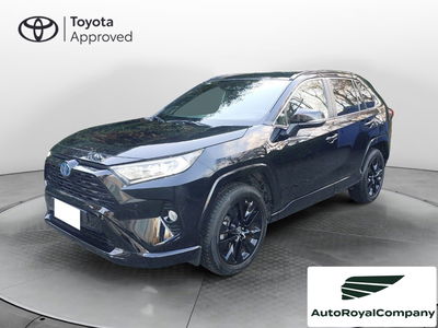 Toyota Rav4 HV (222CV) E-CVT AWD-i Black Edition del 2020 usata a Roma