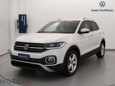 Volkswagen T-Cross 1.0 TSI 110 CV DSG Advanced del 2022 usata a Busto Arsizio