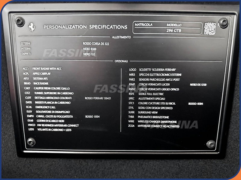 Ferrari 296 Coupé usata a Milano (14)