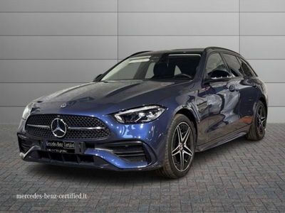 Mercedes-Benz Classe C Station Wagon 200 mhev AMG Line Advanced auto del 2024 usata a Bologna
