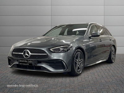 Mercedes-Benz Classe C Station Wagon 220 d mhev AMG Line Premium Plus 4matic 200cv auto del 2023 usata a Montecosaro