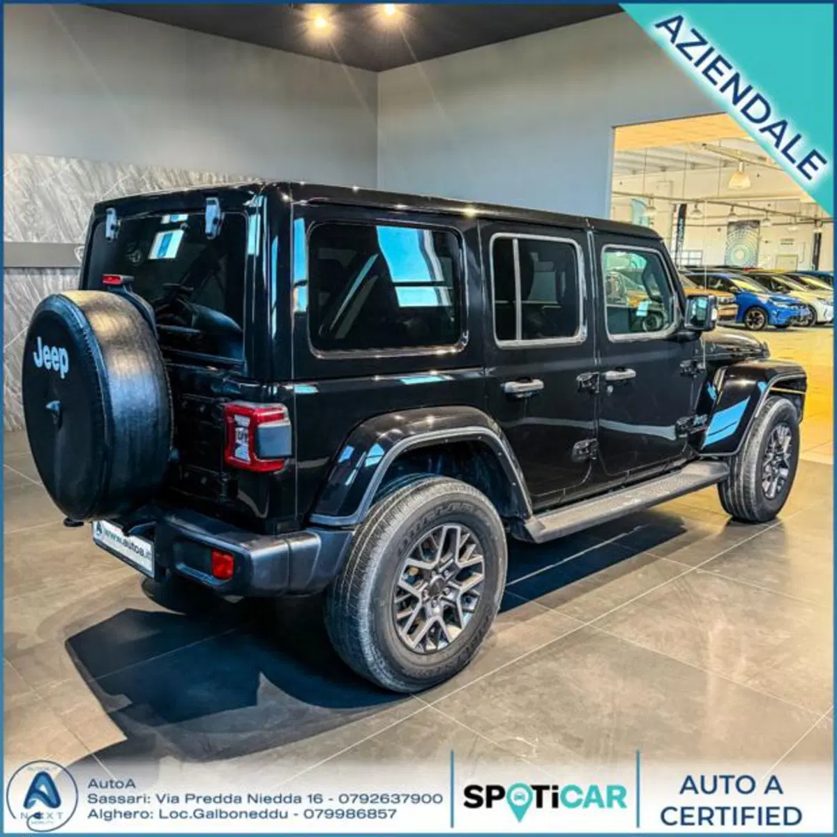 Jeep Wrangler Unlimited usata a Sassari (5)
