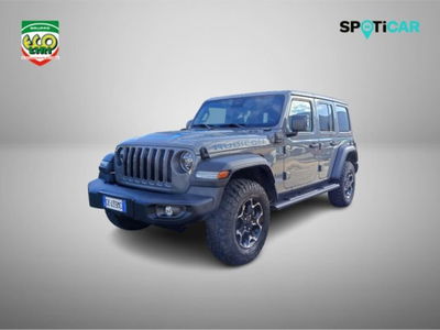 Jeep Wrangler Unlimited 2.0 PHEV ATX 4xe Rubicon del 2022 usata a San Giorgio a Liri