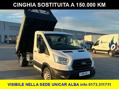 Ford Transit transit 350 2.0 tdci 130cv 4x4 trend L2 Scattolini ribaltabile tril. del 2021 usata a Alba
