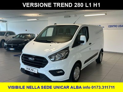 Ford Transit Custom Furgone 280 2.0 EcoBlue 130 PC-DC Furgone Trend del 2021 usata a Alba