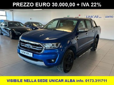 Ford Ranger Pick-up 2.0 ecoblue doppia cabina Limited 4x4 170cv del 2022 usata a Alba