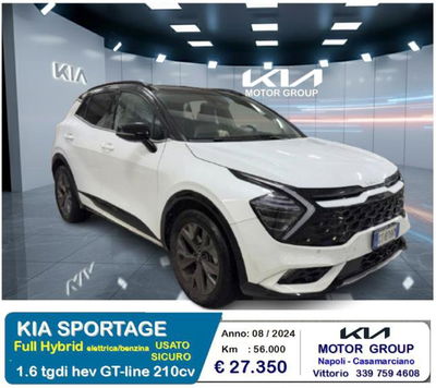 Kia Sportage 1.6 tgdi hev GT-line 210cv auto del 2024 usata a Casamarciano