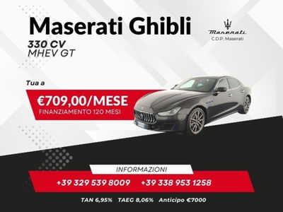 Maserati Ghibli Ghibli MHEV 330 CV GT del 2023 usata a Corciano