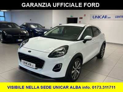 Ford Puma 1.0 EcoBoost Hybrid 125 CV S&amp;S aut. Titanium X del 2022 usata a Alba