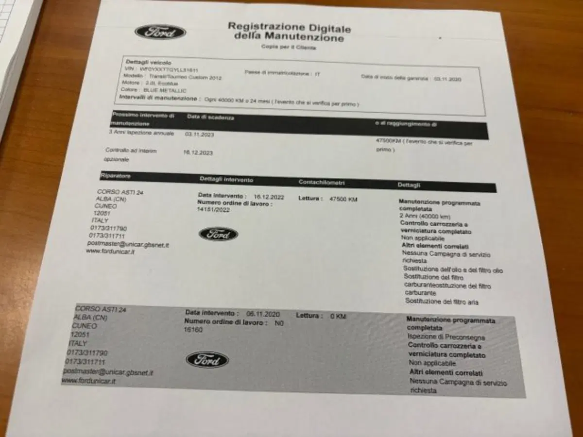 Ford Transit Custom Furgone usata a Cuneo (17)
