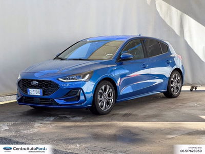 Ford Focus 1.0t ecoboost h ST-Line X 125cv del 2022 usata a Albano Laziale