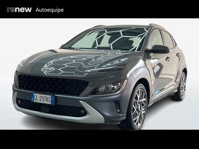 Hyundai Kona 1.6 gdi hev X Class Premium Pack 2wd dct del 2022 usata a Marino