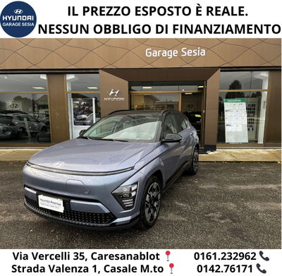 Hyundai Kona EV 64 kWh XClass del 2024 usata a Caresanablot