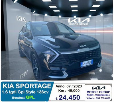 Kia Sportage 1.6 tgdi Style Gpl 2wd del 2023 usata a Casamarciano