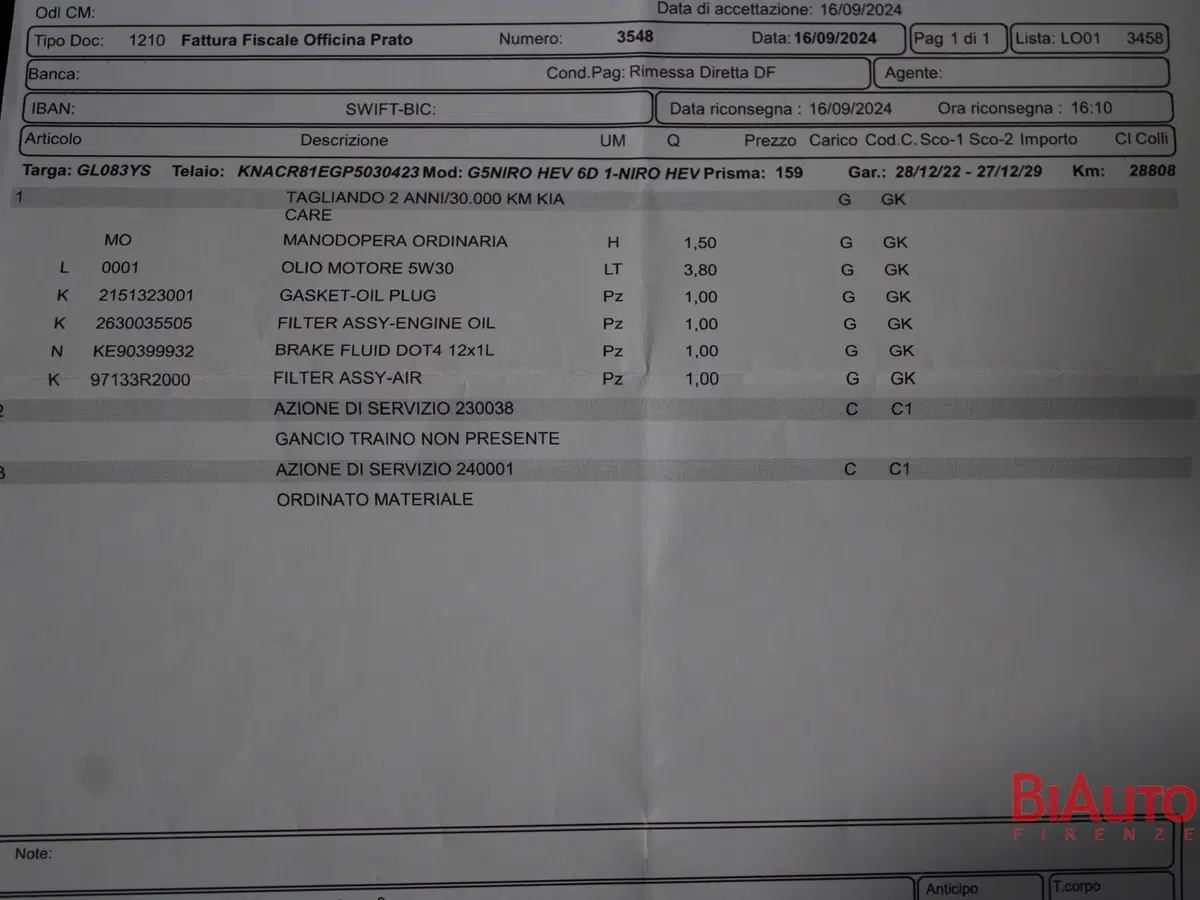 Kia Niro usata a Firenze (19)