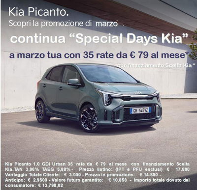 Kia Picanto 1.0 gdi Urban nuova a Casamarciano