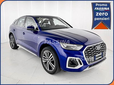 Audi Q5 Sportback 40 2.0 tdi mhev 12V S line Plus quattro s-tronic del 2023 usata a Milano