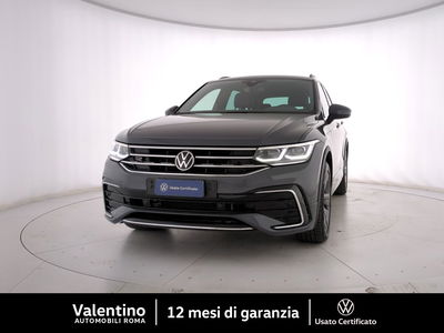 Volkswagen Tiguan Allspace 2.0 TDI SCR DSG 4MOTION R-Line del 2021 usata a Roma