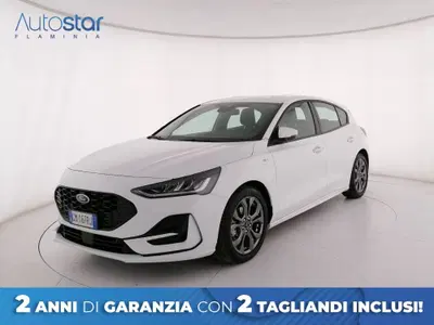 Ford Focus 1.0t ecoboost h ST-Line X 125cv del 2023 usata a Roma