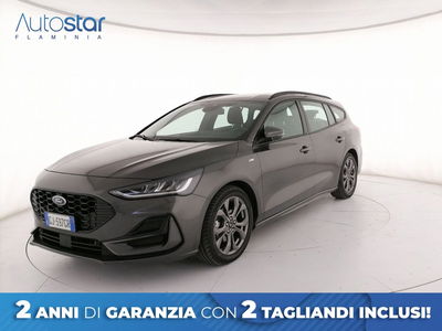 Ford Focus Station Wagon 1.0t ecoboost h ST-Line X 125cv del 2022 usata a Roma