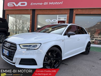 Audi A3 Sportback 2.0 TFSI S tronic Sport quattro edition del 2017 usata a Garlate