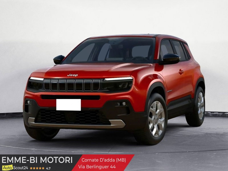 Jeep Avenger nuova a Monza e Brianza
