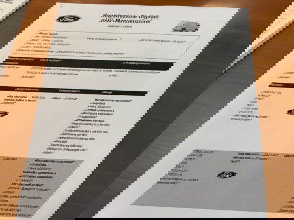 Ford Transit Custom Furgone usata a Cuneo (18)