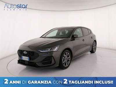 Ford Focus 1.0t ecoboost h ST-Line X 125cv del 2022 usata a Roma