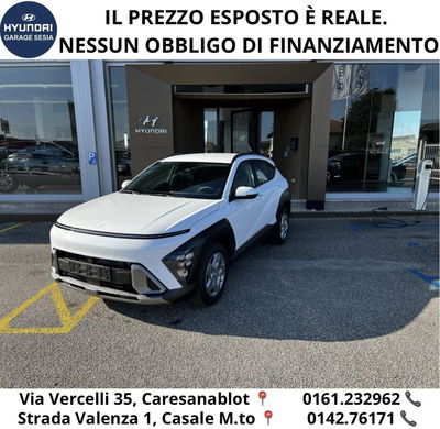 Hyundai Kona 1.0 T-GDI XTech nuova a Caresanablot