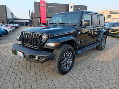 Jeep Wrangler Unlimited 2.0 atx phev Sahara 4xe auto del 2022 usata a Alessandria