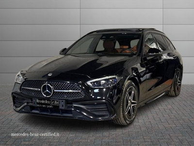 Mercedes-Benz Classe C Station Wagon 220 d mhev AMG Line Premium Plus 4matic 197cv auto del 2024 usata a Bologna