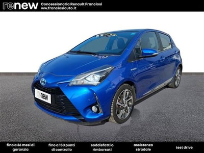 Toyota Yaris 1.5 Hybrid 5 porte Lounge Blue del 2017 usata a Mirandola