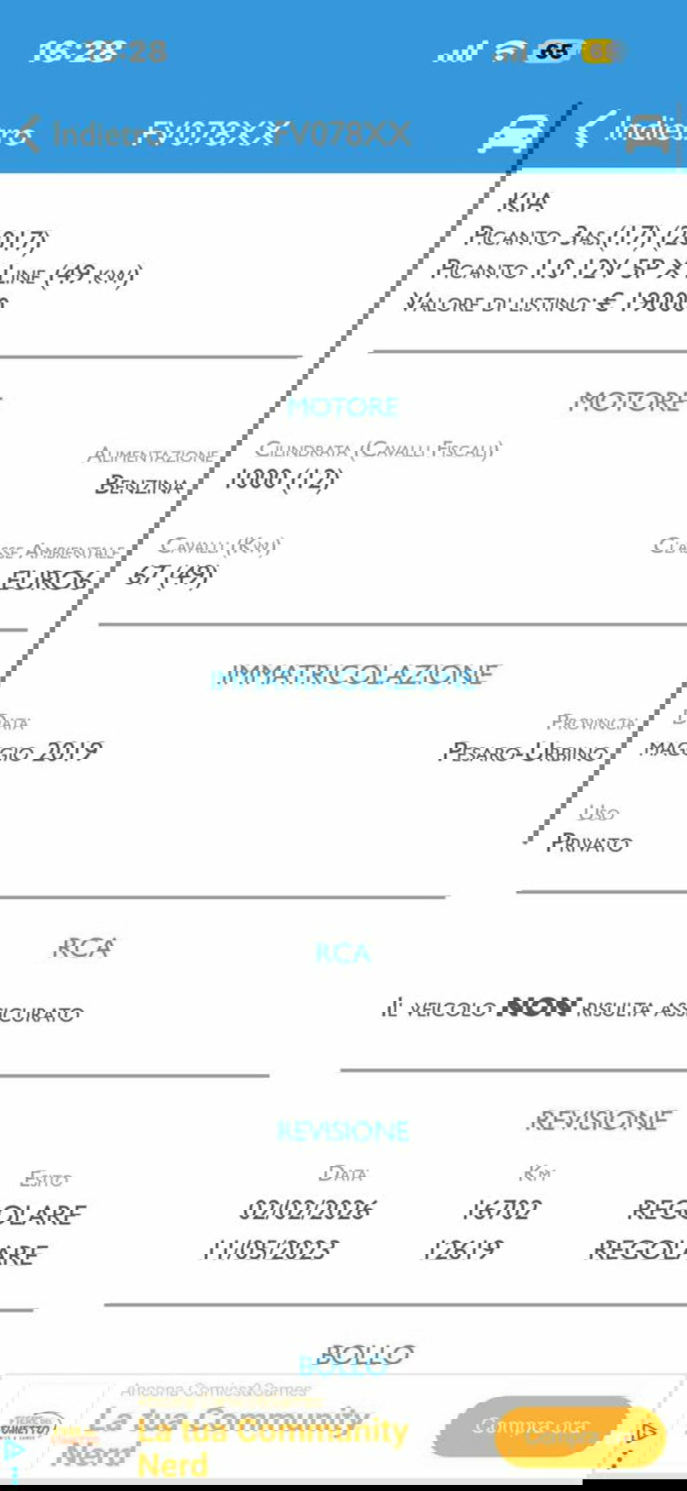 Kia Picanto usata a Pesaro-Urbino (8)