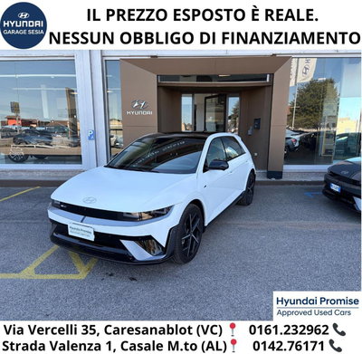 Hyundai Ioniq 5 84 kWh NLine Safety e Tech Pack awd del 2025 usata a Caresanablot