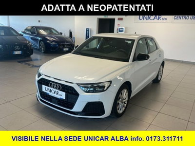 Audi A1 Sportback 30 TFSI Admired del 2020 usata a Alba
