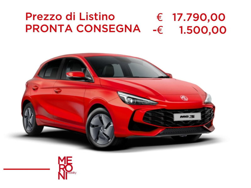 Mg MG3 nuova a Monza e Brianza