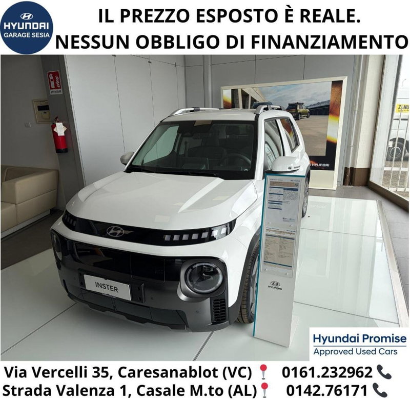 Hyundai Inster nuova a Vercelli