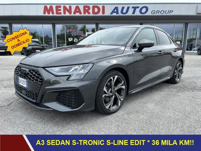 Audi A3 Sedan 35 TDI S tronic S line edition del 2023 usata a Bernezzo