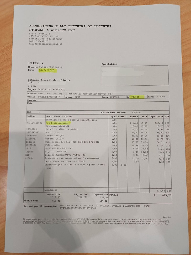 Opel Combo Life usata a Modena (12)