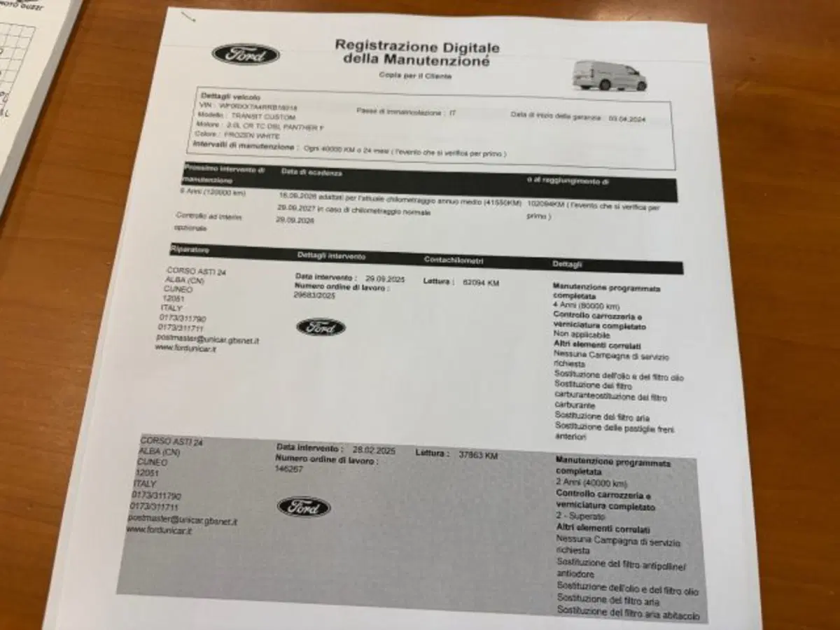 Ford Transit Custom Furgone usata a Cuneo (18)