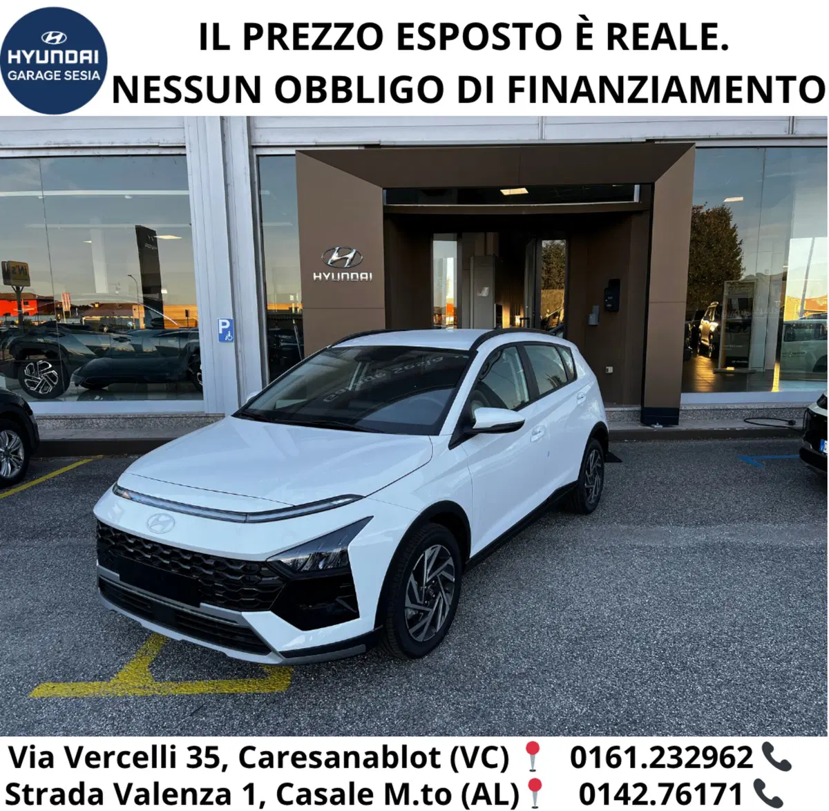 Hyundai Bayon nuova a Vercelli