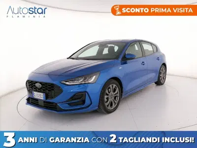 Ford Focus 1.0t ecoboost h ST-Line X 125cv del 2022 usata a Roma