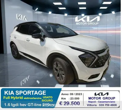 Kia Sportage 1.6 TGDi HEV AT GT-line Plus del 2023 usata a Casamarciano