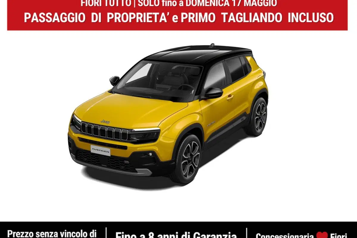 Jeep Avenger nuova a Latina