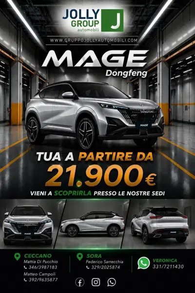 Dongfeng Mage  1.5 t E2 320T dct nuova a Sora
