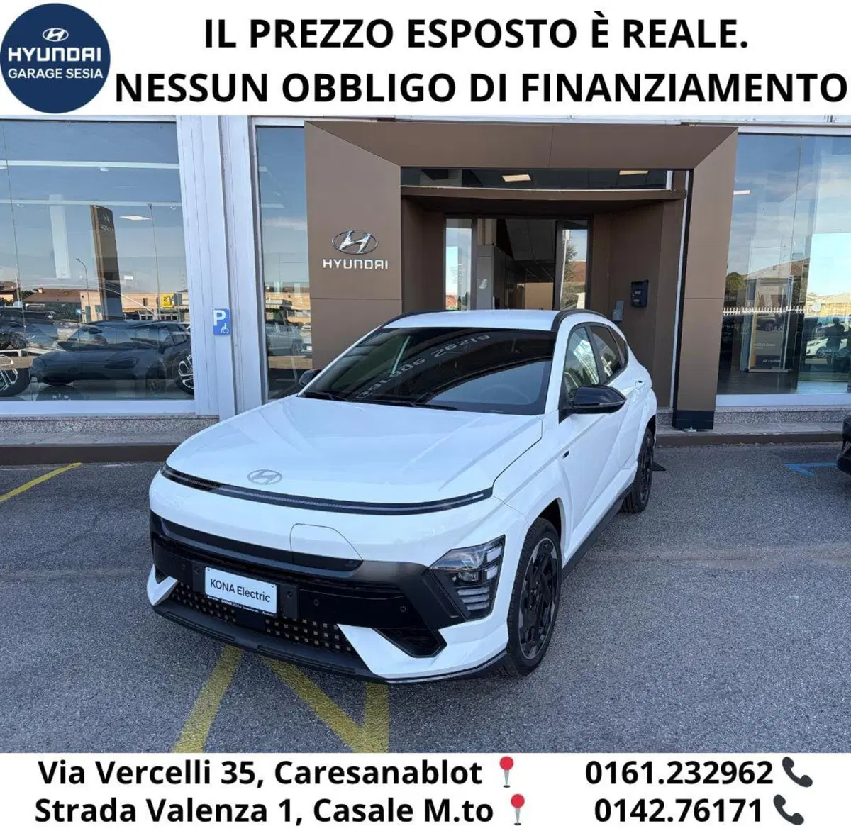 Hyundai Kona nuova a Vercelli