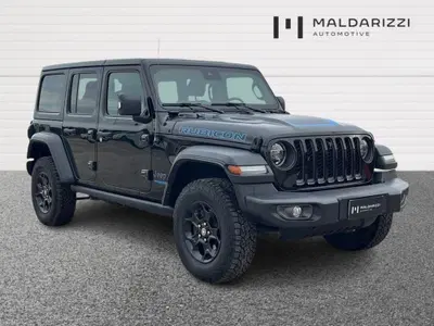 Jeep Wrangler Unlimited 2.0 PHEV ATX 4xe Rubicon del 2022 usata a Bari